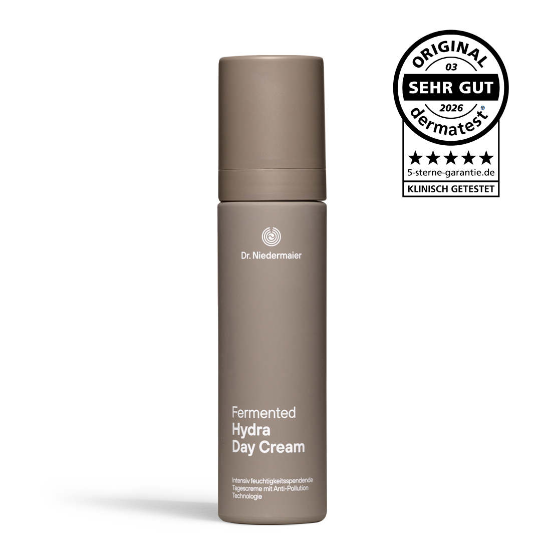 Fermented Hydra Day Cream mit Dermatest-Siegel „Sehr gut“