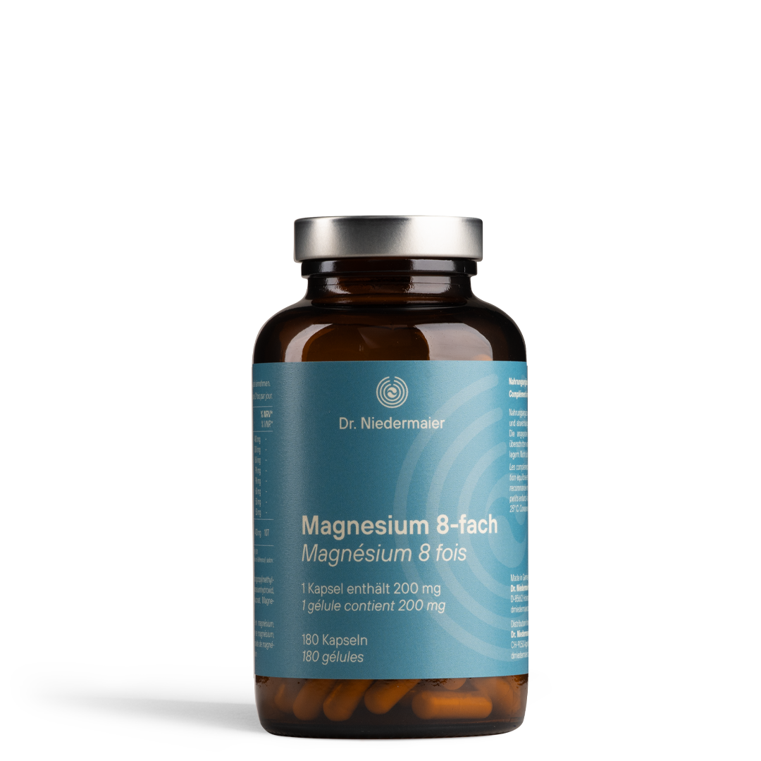 Magnesium 8-fach Kapseln von Dr. Niedermaier.