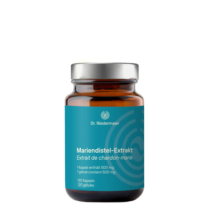 Milk thistle extract capsules